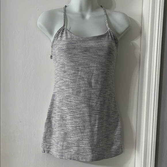 lululemon athletica Gray Striped Tank Top - Picture 8 of 10